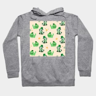 Lucky Citrus Panda and Kitty Pattern Hoodie